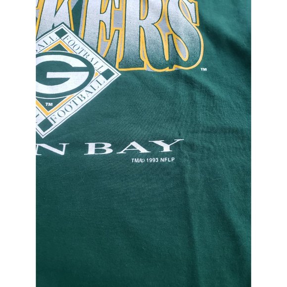 90s Green Bay Packers Single Stitch‎ Tee - Picture 3 of 5